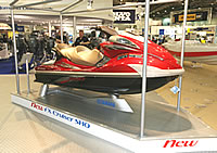The Yamaha stand at the Collins Stewart London Boat Show 2008