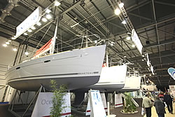 The Beneteau stand at the Collins Stewart London Boat Show 2008